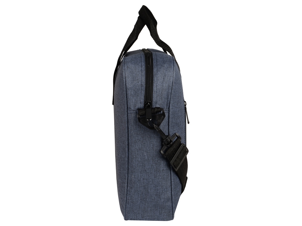 Сумка для ноутбука Wing с вертикальным наружным карманом, синий-7