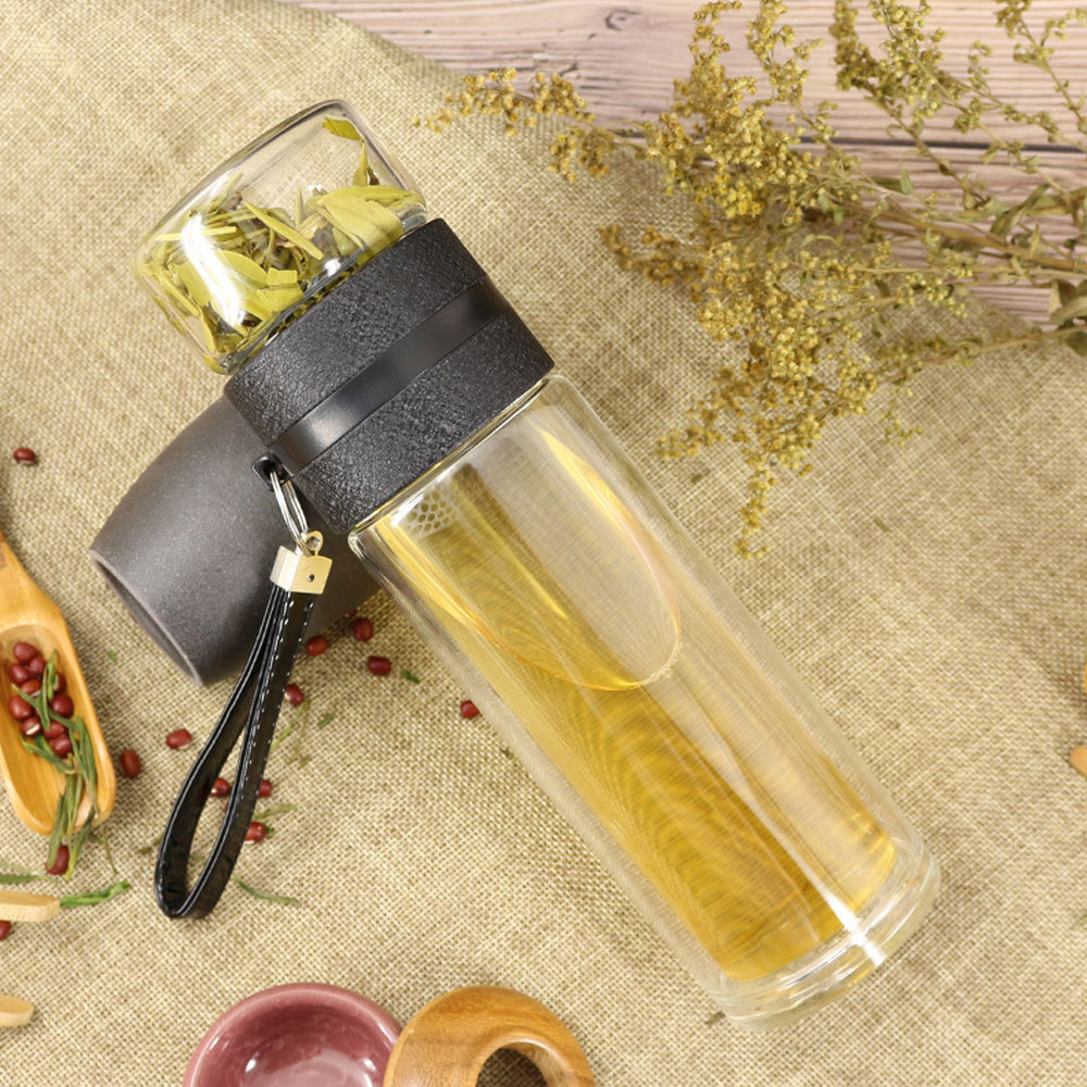 Бутылка Terra c инфьюзером, Черный-7