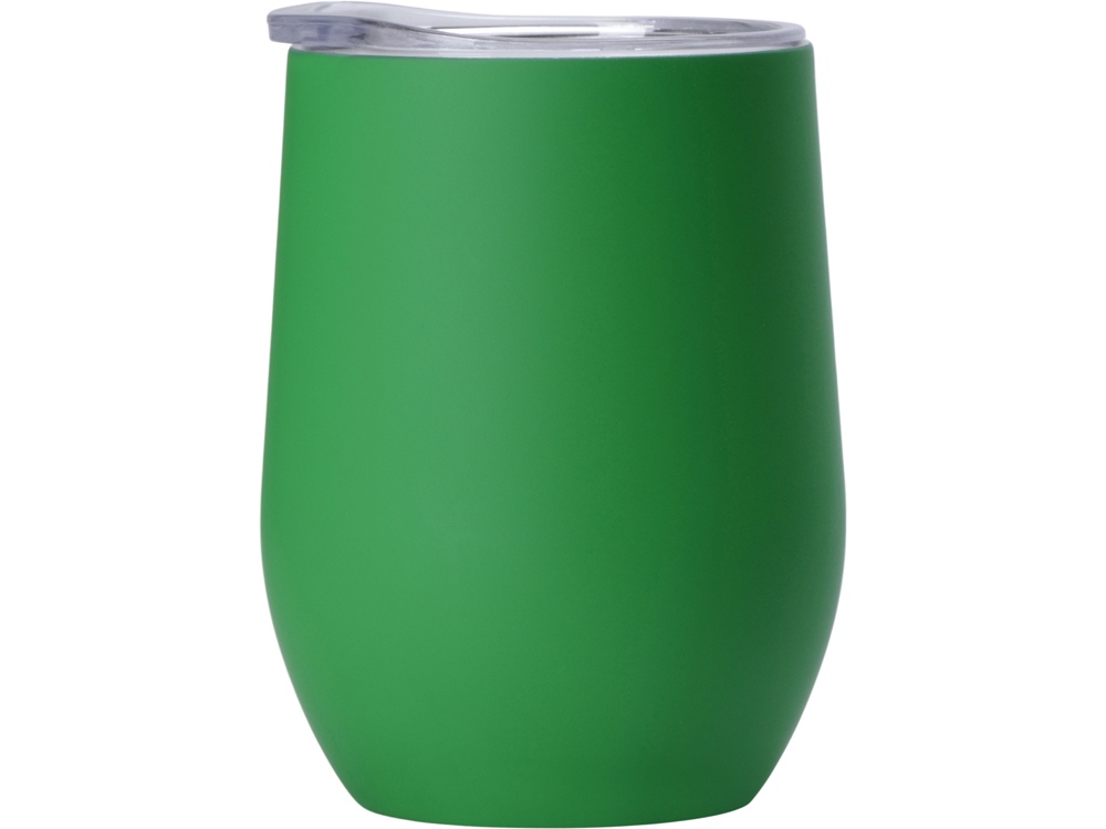 Термокружка Sense Gum, soft-touch, непротекаемая крышка, 370мл, крафтовая упаковка, зеленый-2