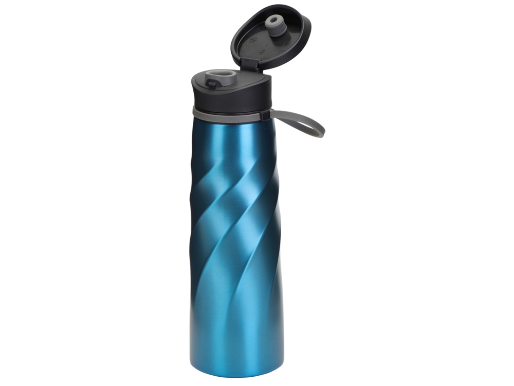 Бутылка для воды Athletica, 1000 мл, нержавеющая сталь, синий-2