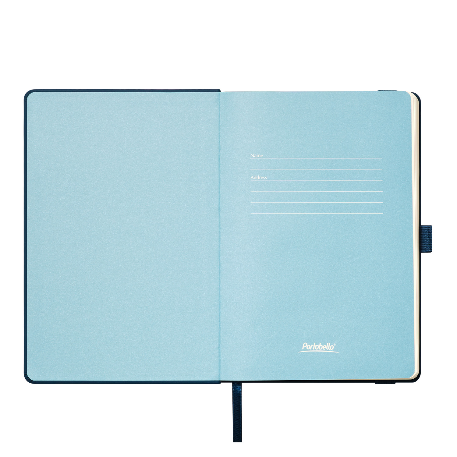 Ежедневник Альфа (Alpha) недатированный, синий/голубой-6