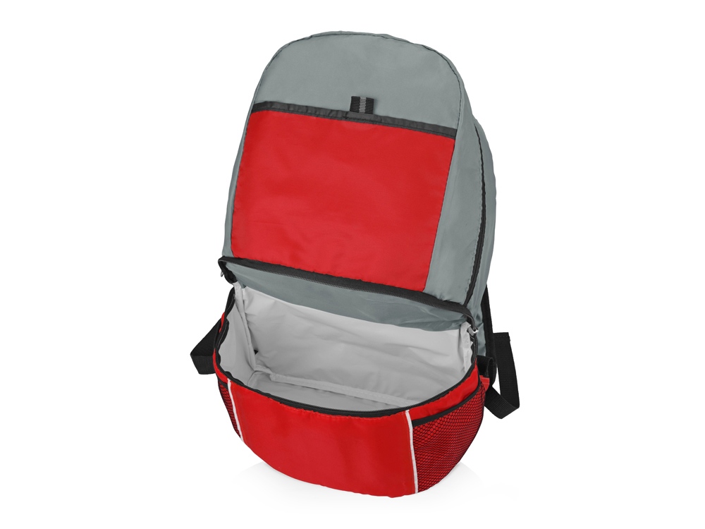 Рюкзак-холодильник Sea Isle, красный/серый-2
