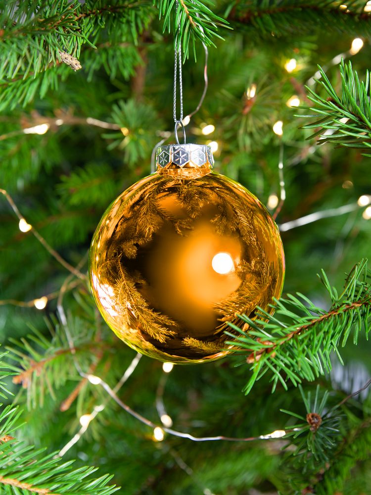 Елочный шар Finery Gloss, 8 см, глянцевый оранжевый-2