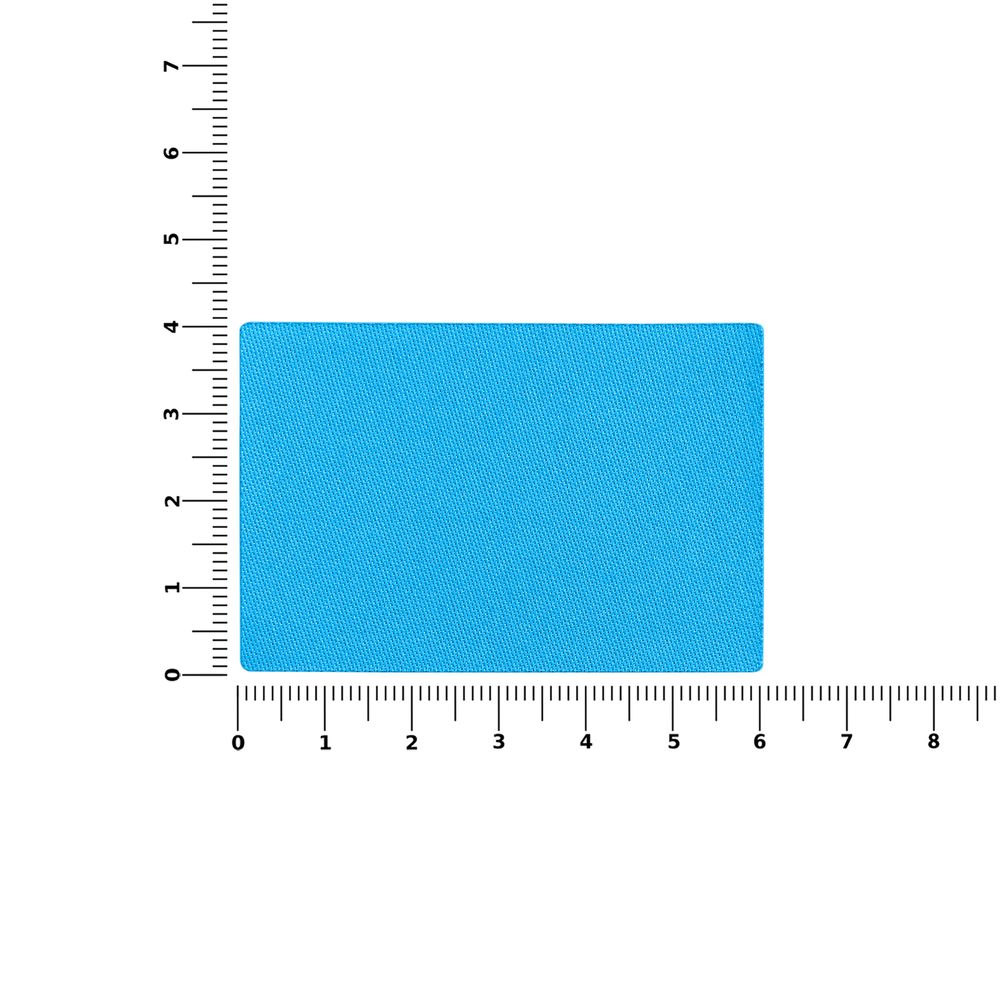 Наклейка тканевая Lunga, L, голубая-2
