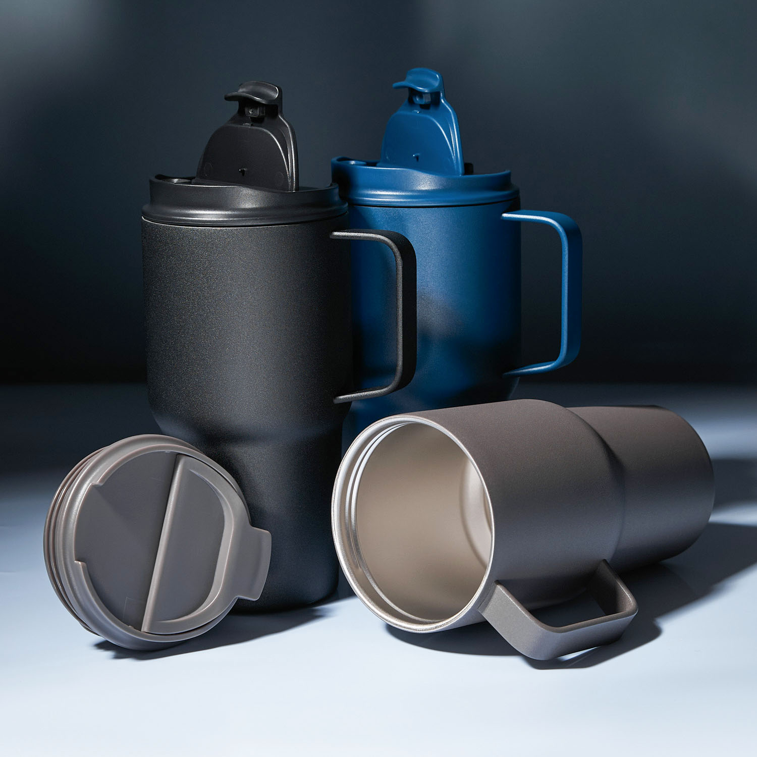 Термокружка вакуумная Aventura, серая-10