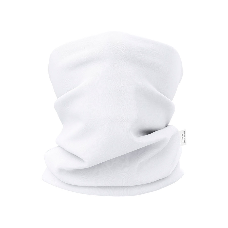 Шарф-бандана NICAL, белый, 48 x 26 см, антибактериальный полиэстер, белый-0