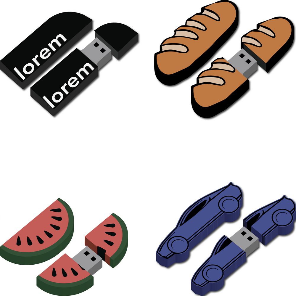 Флешки Gummi на заказ, 16 Гб-1