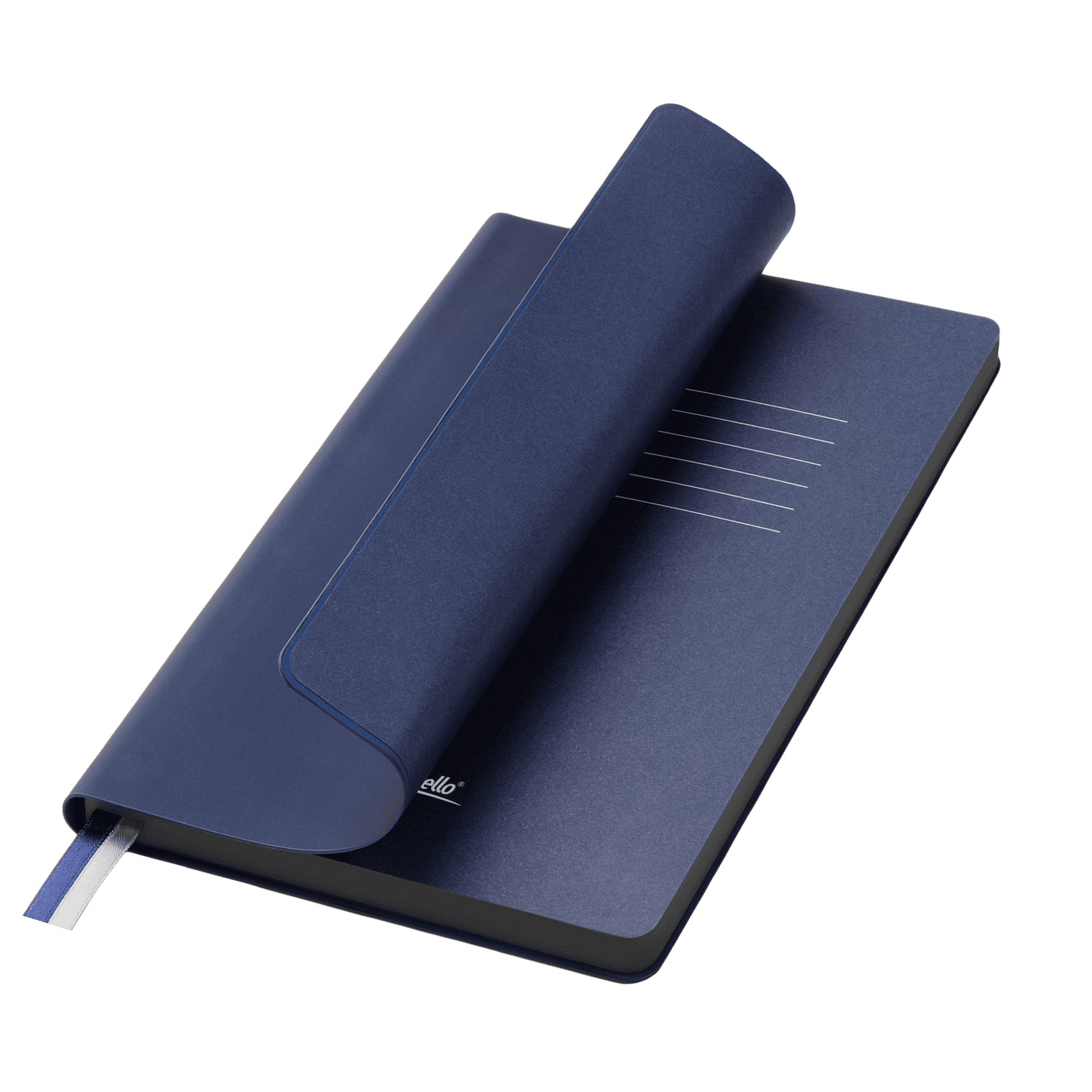 Ежедневник Мун Ривер (Moon River) недатированный, синий (без упаковки, без стикера)-0