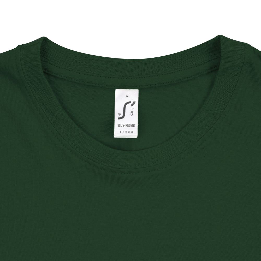 Футболка унисекс Regent 150, темно-зеленая-2