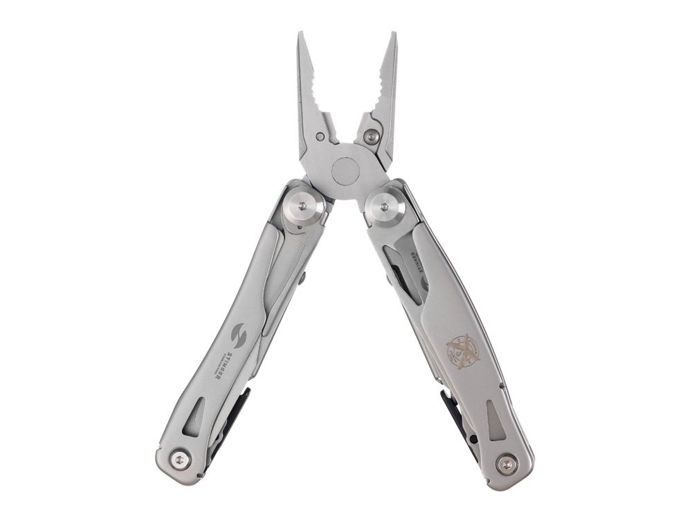 Мультитул Stinger, 106 мм, 15 функций, сталь, серебристый, в комплекте нейлоновый чехол-2
