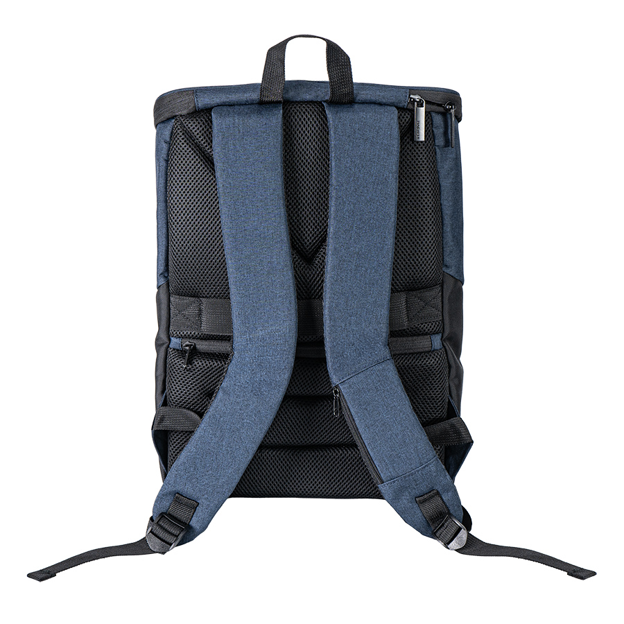 Рюкзак водостойкий "Hit", тёмно-синий, 45 х 31х14 см, 100% полиэстер , темно-синий, черный-3