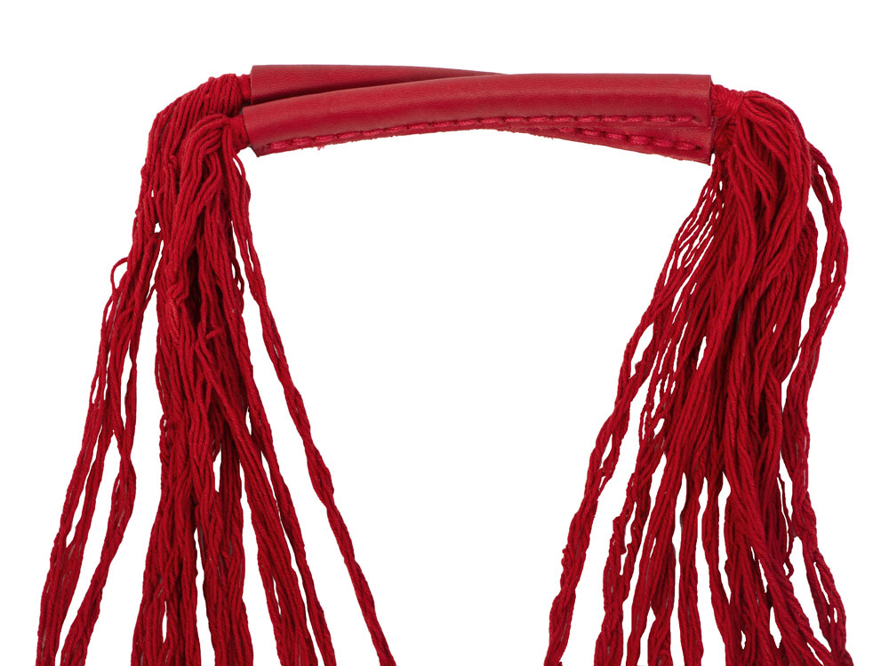 Авоська Dream L наплечная 25 литров с кожаными ручками, красный (1)-1