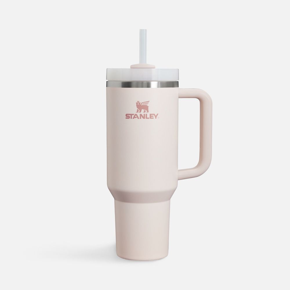 Термокружка Quencher H2.0 1180 с трубочкой, розовая-0