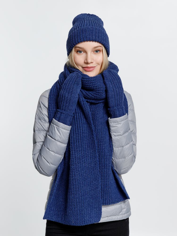 Шапка Nordkyn, синий меланж-2