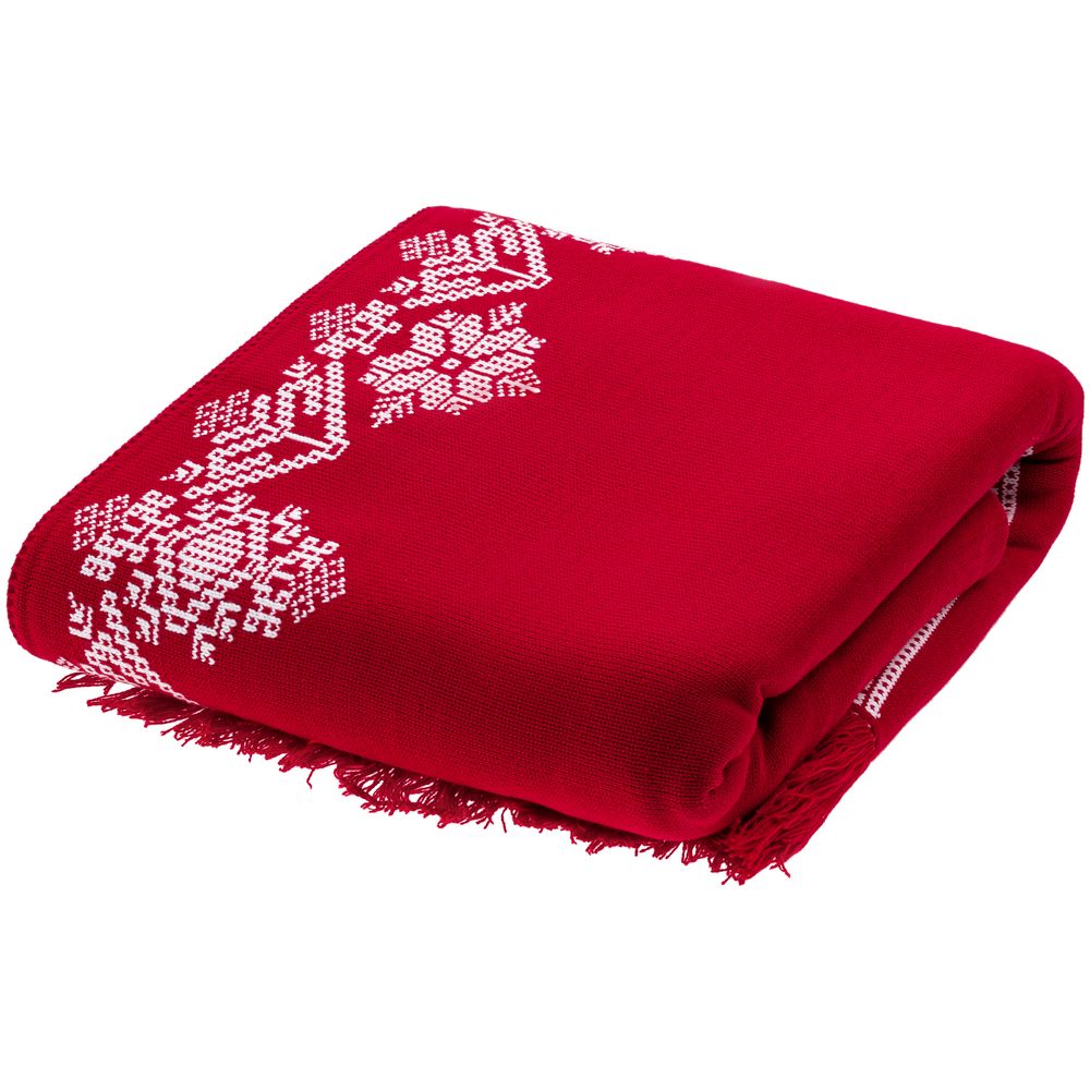 Плед Onego, красный-2