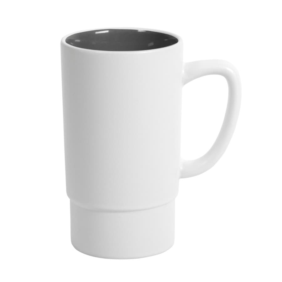Кружка FUN 2, белый, серый-5