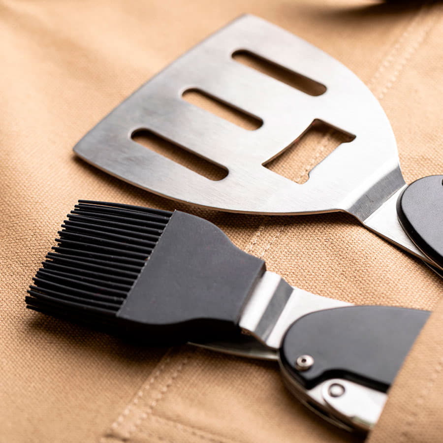 Фартук GRAND CHIEF, светло-коричневый, 68х80см, 100% хлопок, светло-коричневый-3