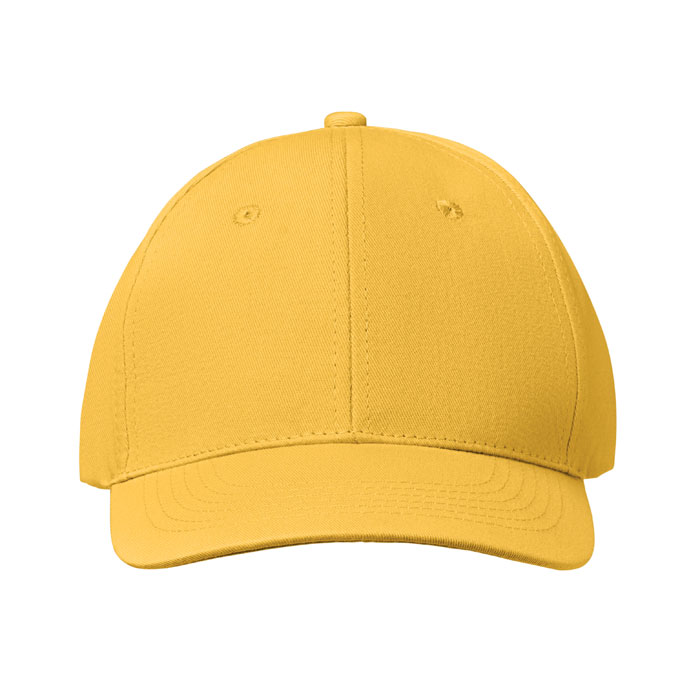 6 panels baseball cap, желтый-2