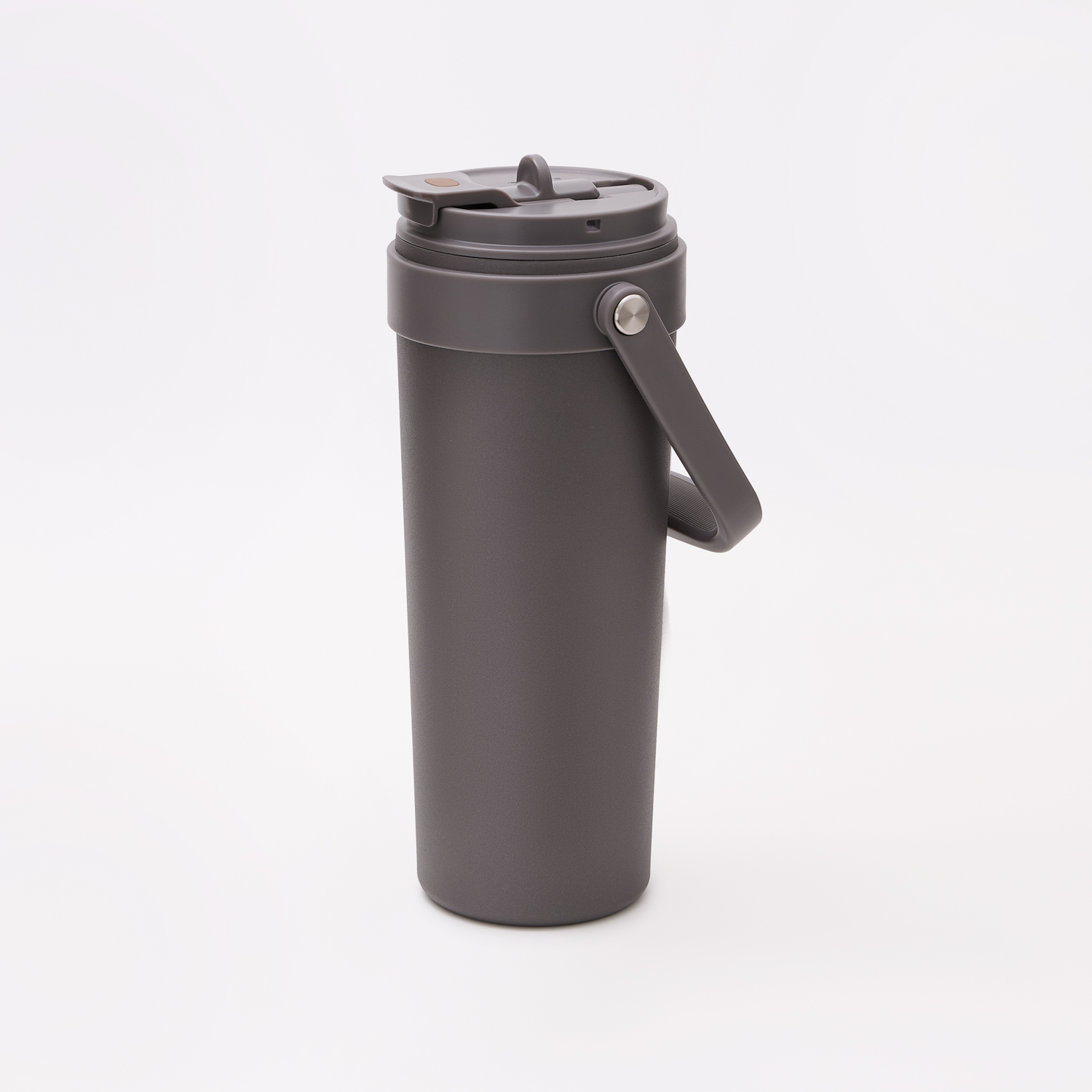 Термокружка вакуумная Solo, серая-9