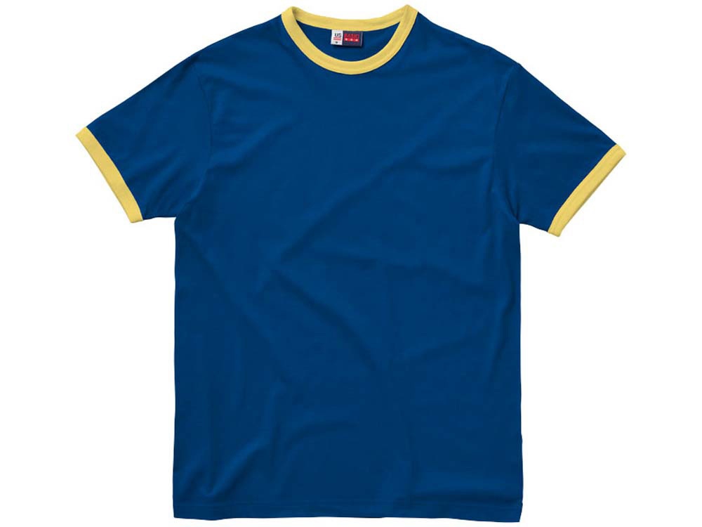 Футболка Adelaide мужская, синий/желтый-4