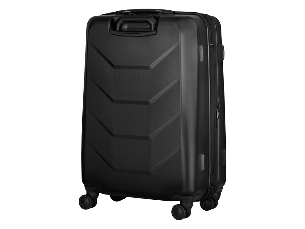 Чемодан WENGER Prymo, чёрный, средний, 45х65х26 см, 59 л, ABS+PC-3