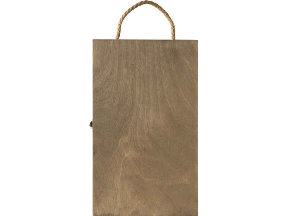 Коробка подарочная из массива дерева для 2х бутылок-4