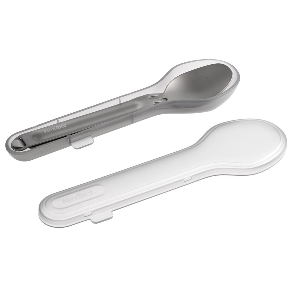 Набор походных столовых приборов NexTool, серебристый-4