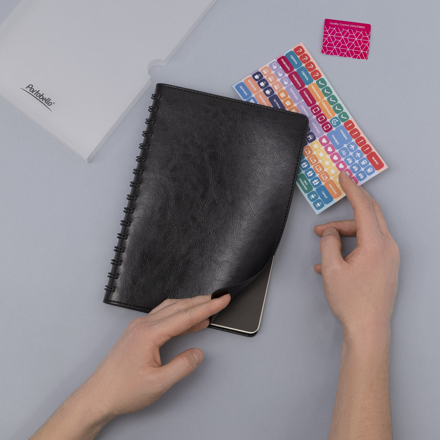 Ежедневник Виста Нео (Vista Neo) недатированный, черный-9