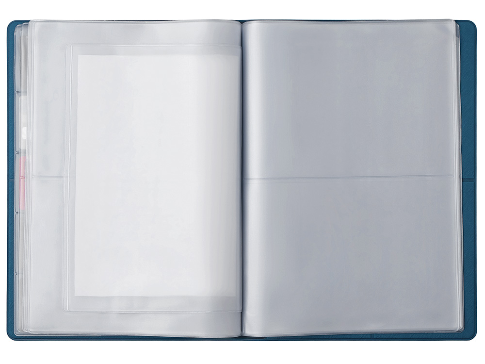 Органайзер Favor 2.0 для семейных документов на 4 комплекта документов, формат А4, синий-8