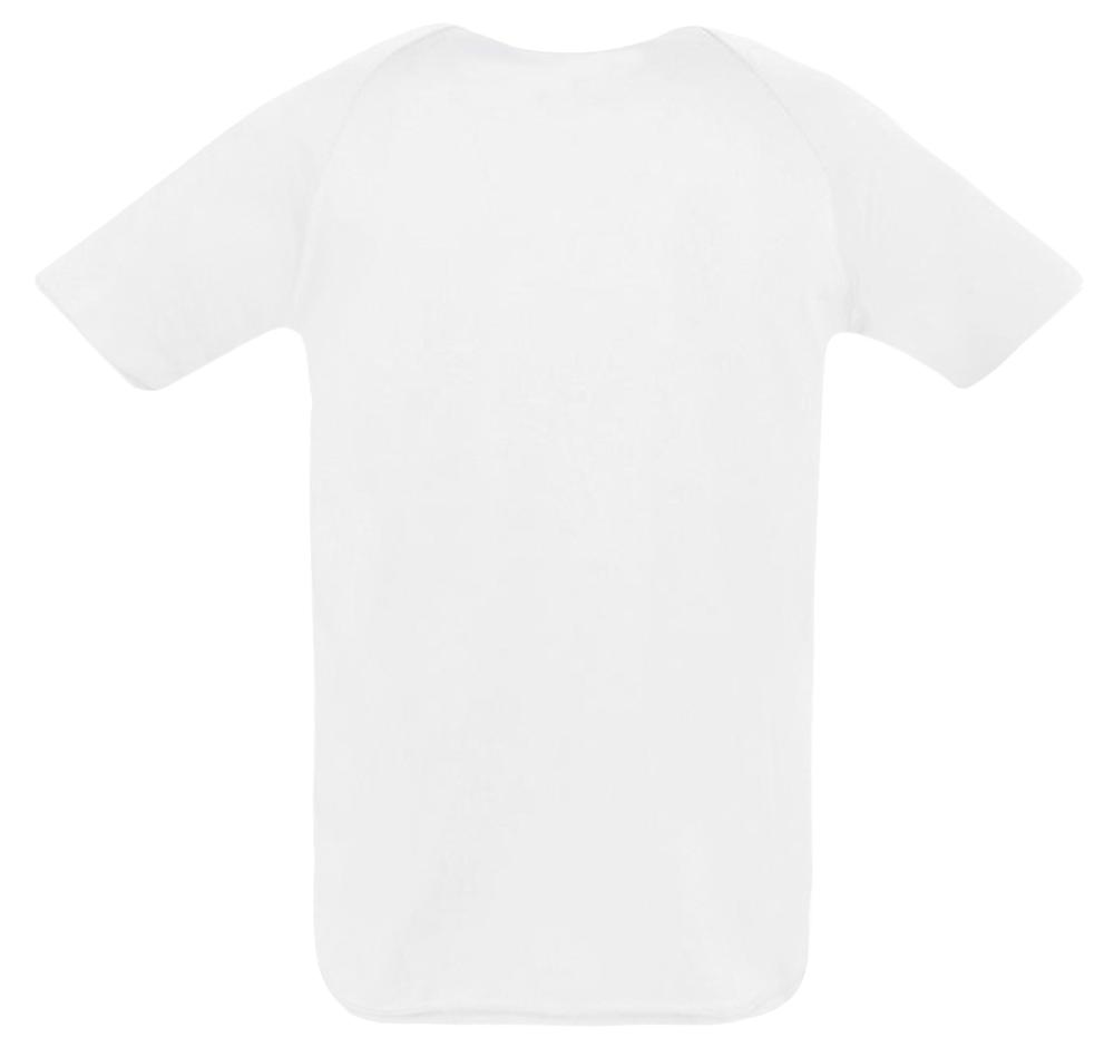 Футболка унисекс Sporty 140, белая-1