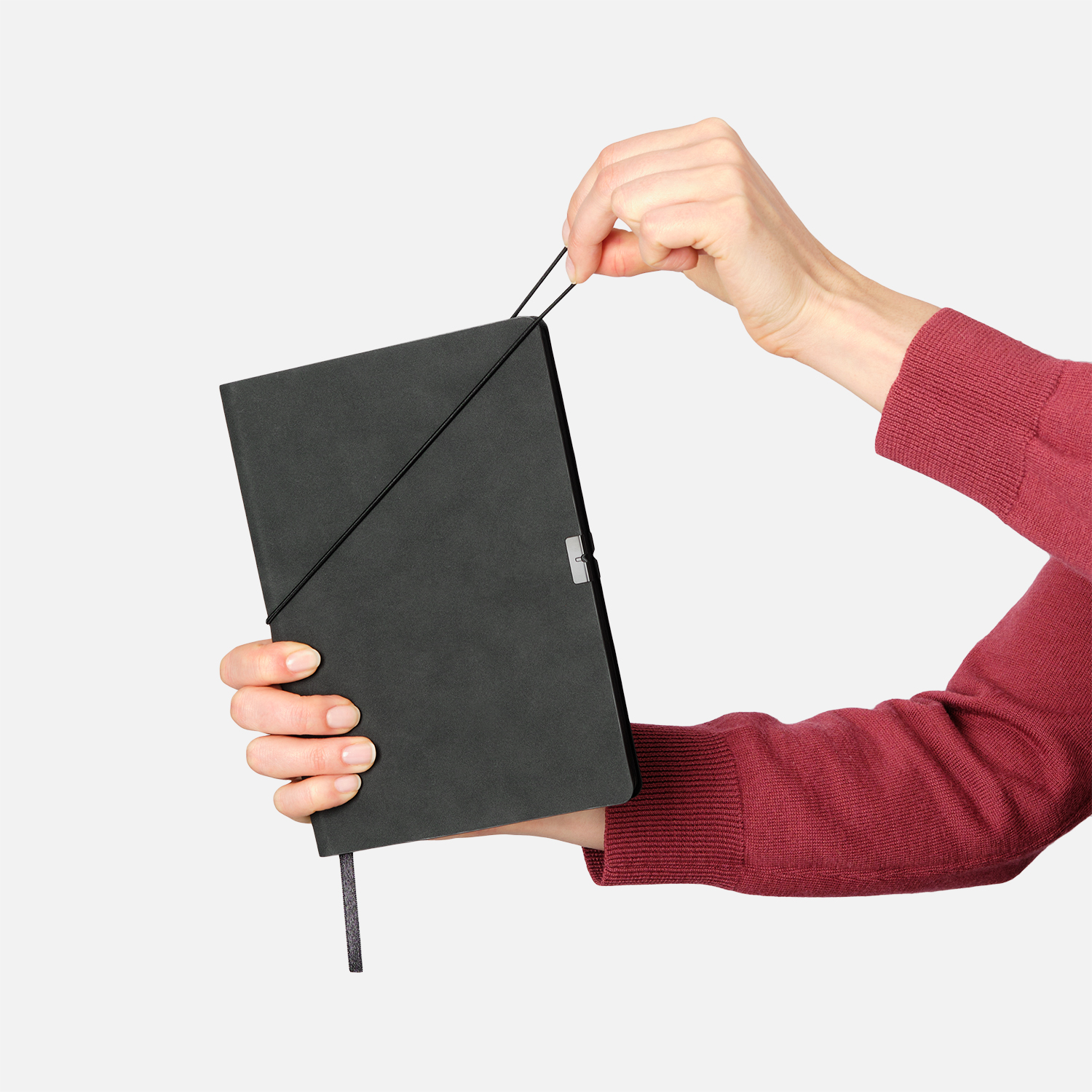 Ежедневник Ин Велюр (In Velour) недатированный, черный-12