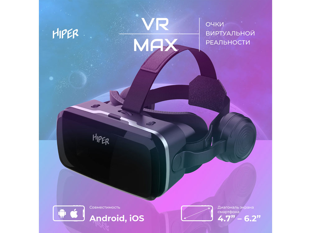 Очки виртуальной реальности HIPER VR MAX-5