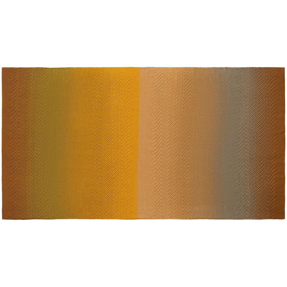 Плед Dreamshades, желтый с коричневым-3