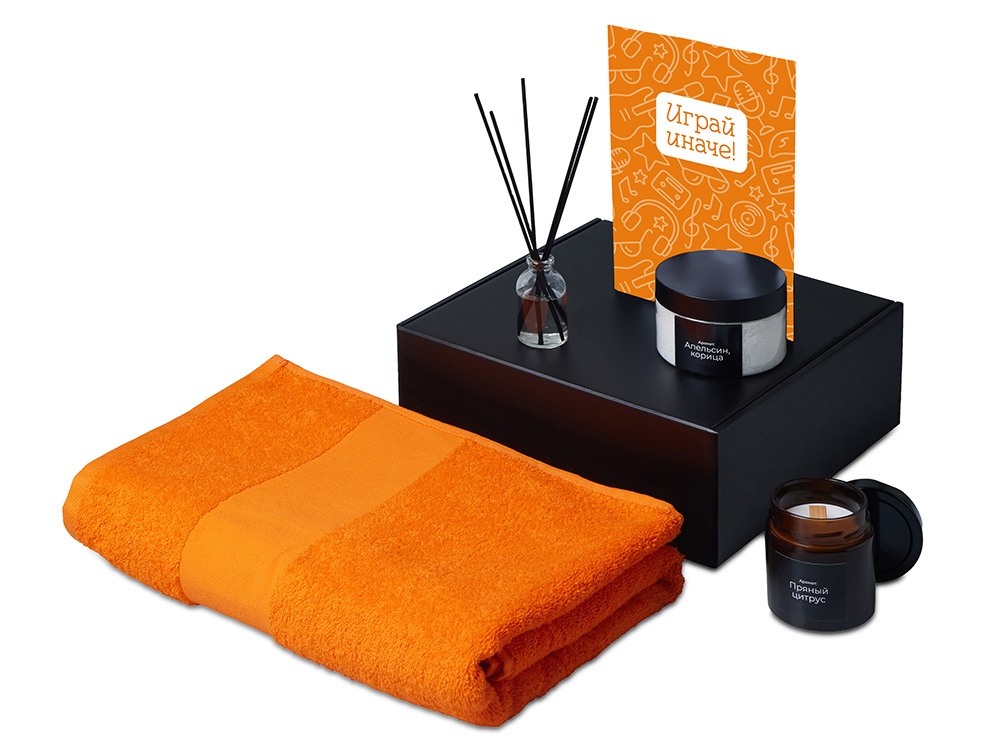 Подарочный набор Re:y. Care с полотенцем, солью для ванны и диффузором-1