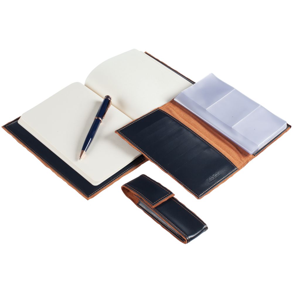 Визитница Palermo, синяя-5