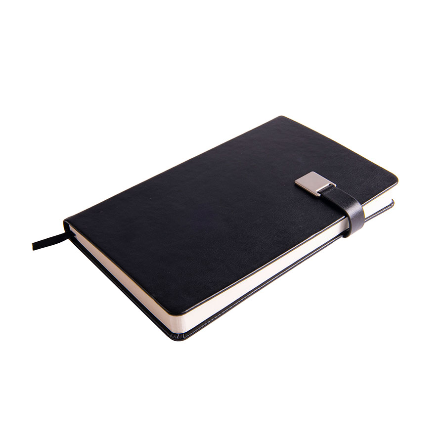 Ежедневник недатированный Spirit , формат А5, в линейку, черный-0