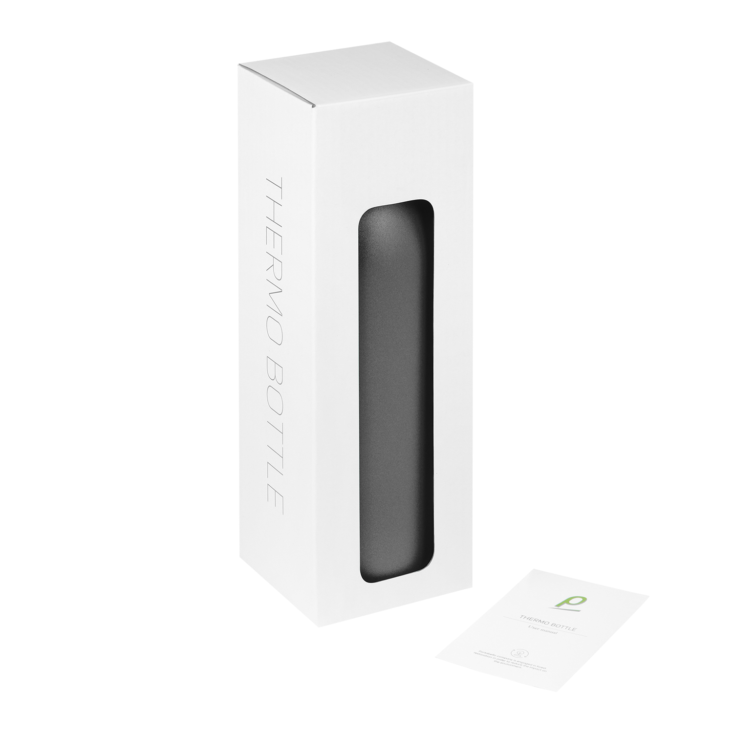 Термобутылка вакуумная герметичная Соренто (Sorento), серая, гладкое покрытие-9