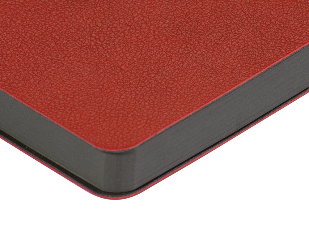 Ежедневник А5 датированный Boston 2026, красный с серым обрезом-3