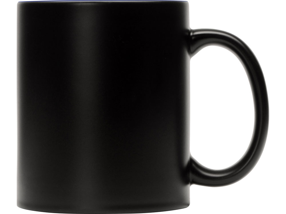 Кружка-хамелеон Surprise матовая, черный/синий-1