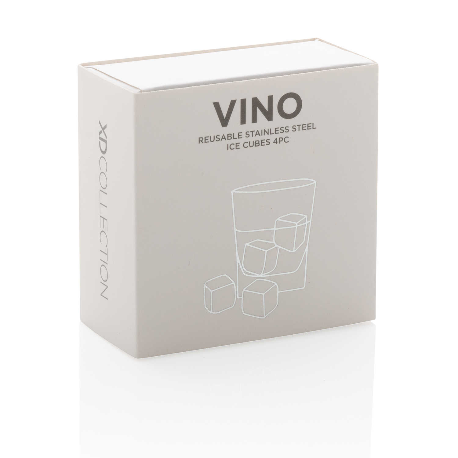 Кубики из нержавеющей стали для охлаждения напитков, 4 предмета-8