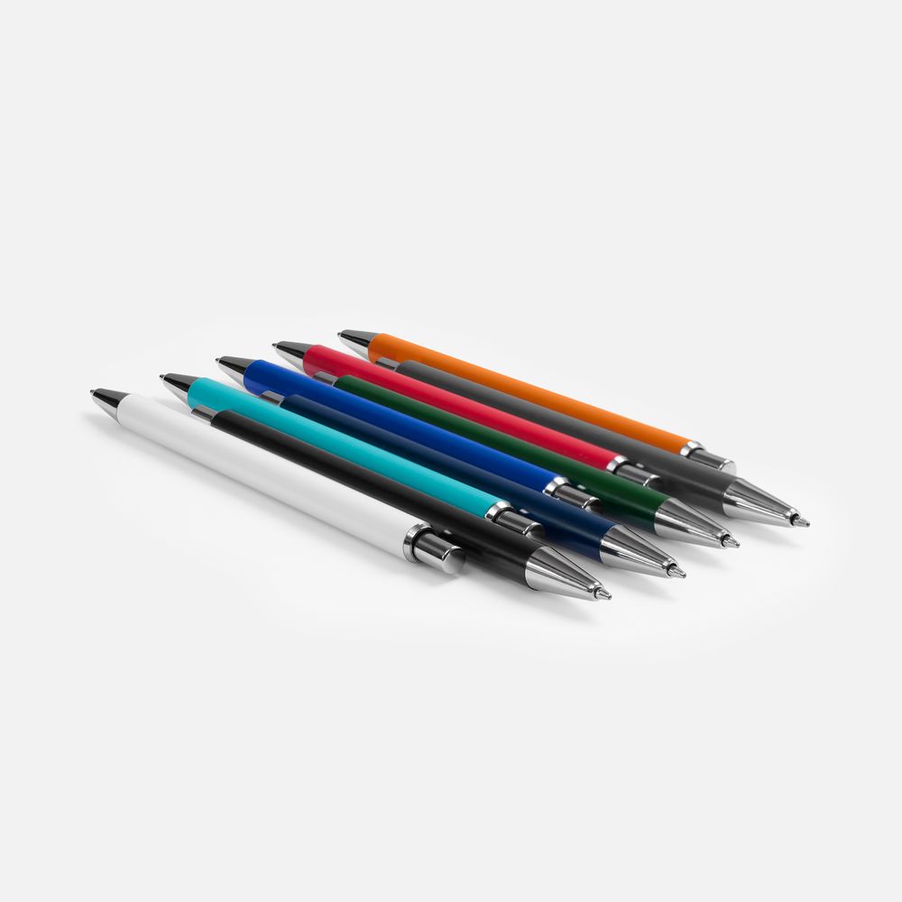 Ручка шариковая Slim Beam, оранжевая-2