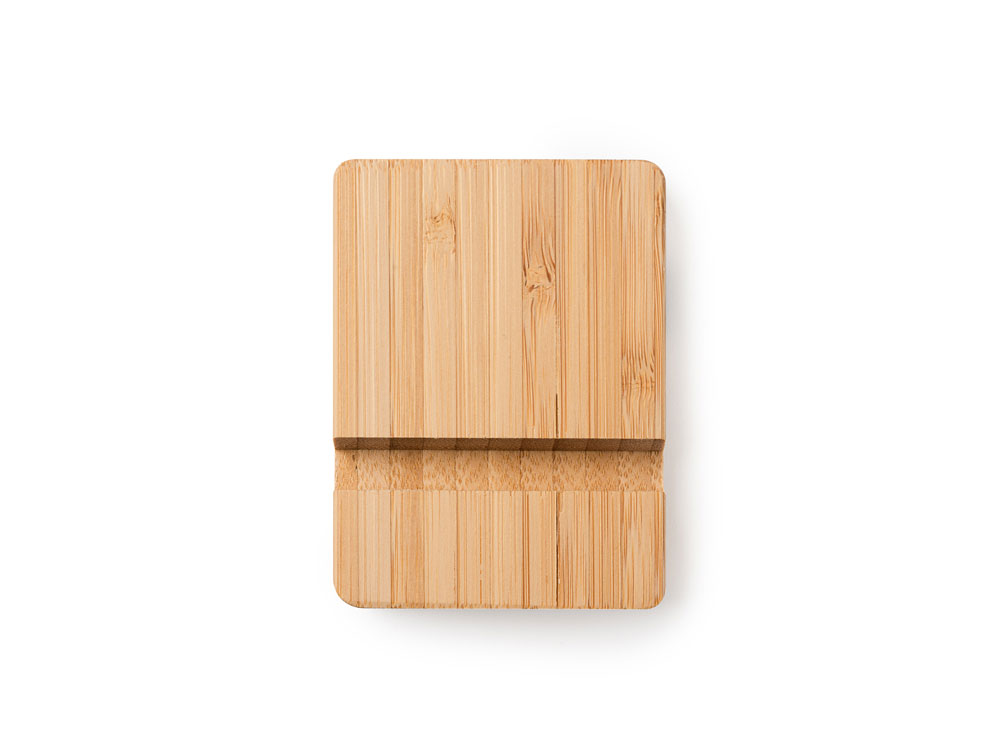 Подставка из бамбука ANTIX для мобильных устройств, планшетов или смартфонов, бежевый-6