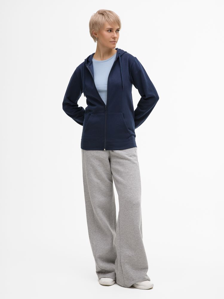 Толстовка унисекс Stone, темно-синяя-7