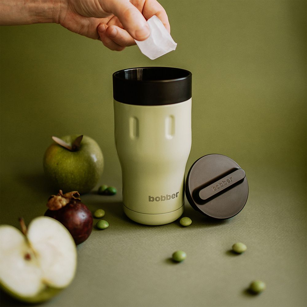 Термостакан Tumbler 350, вакуумный, зеленый-4