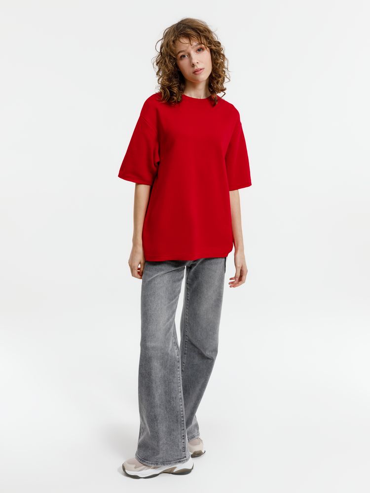 Джемпер с коротким рукавом Siluetti Volumica, красный-3