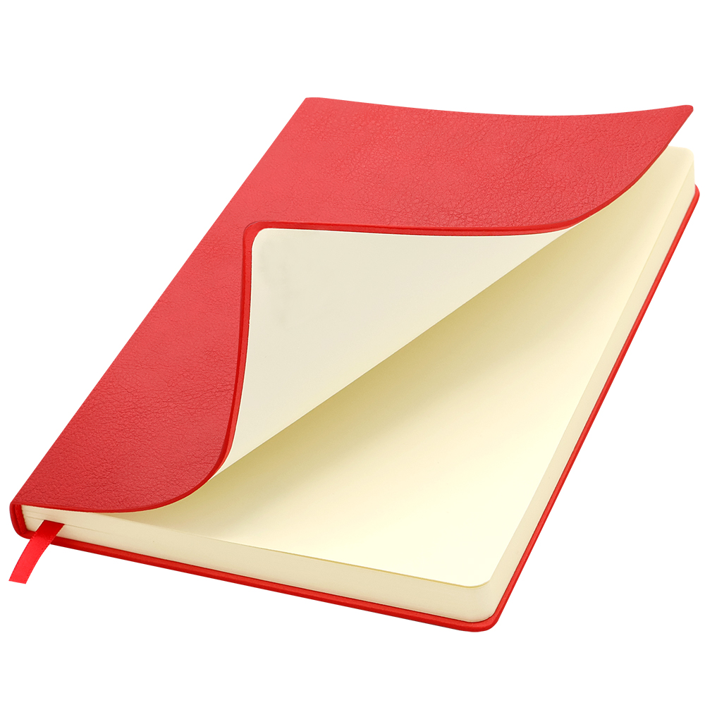 Ежедневник A5 недатированный Franco в мягком переплёте, Красный-0