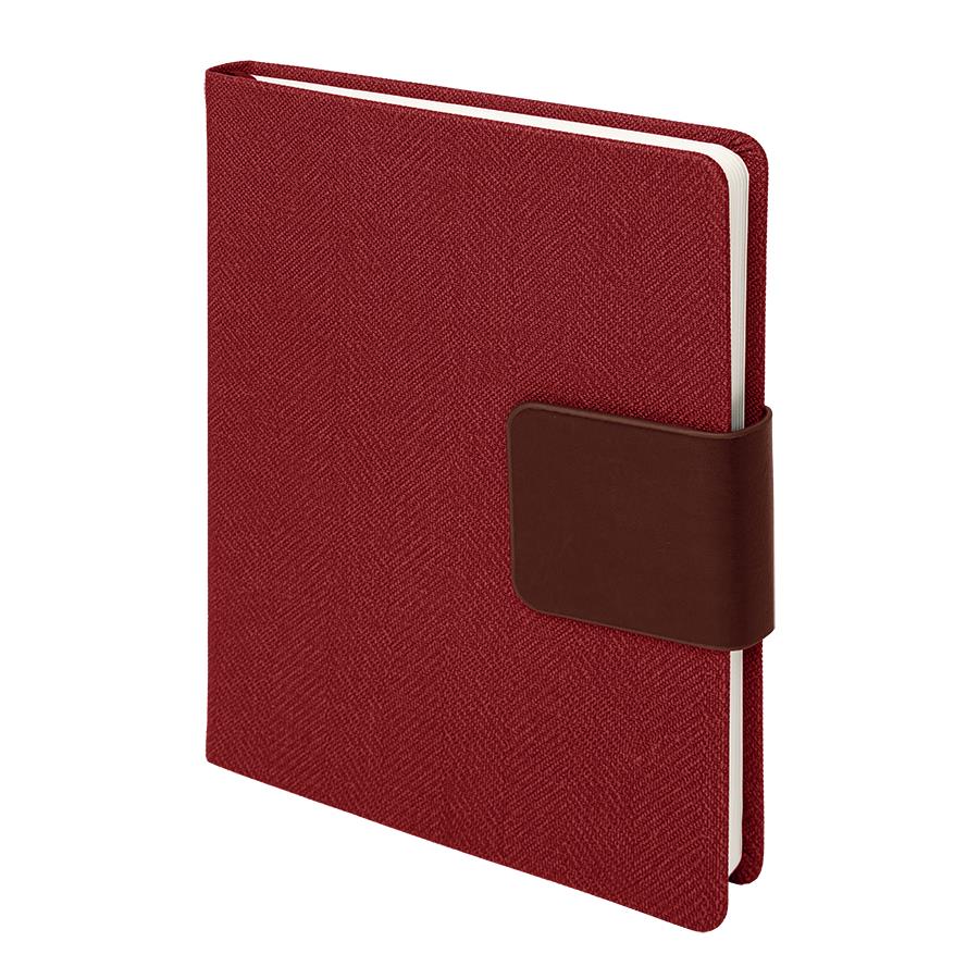 Ежедневник недатированный Mod, формат А5, в линейку, красный-0