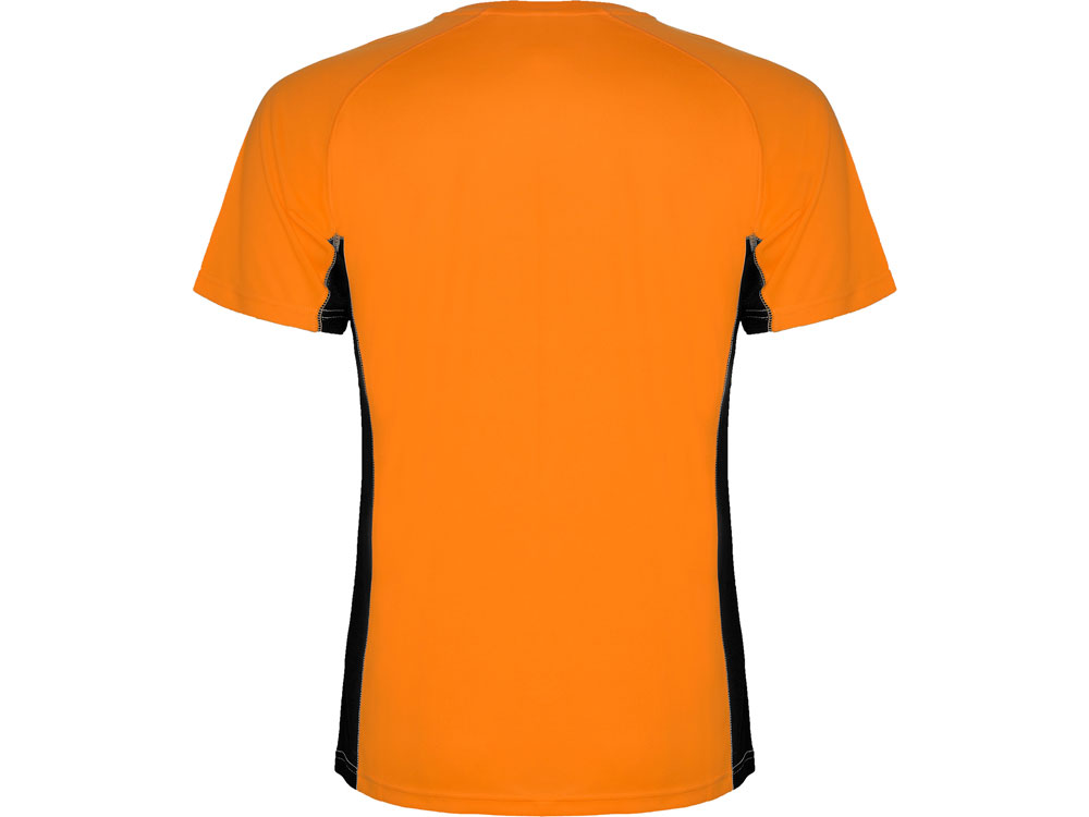 Спортивная футболка Shanghai мужская, неоновый оранжевый/черный-1