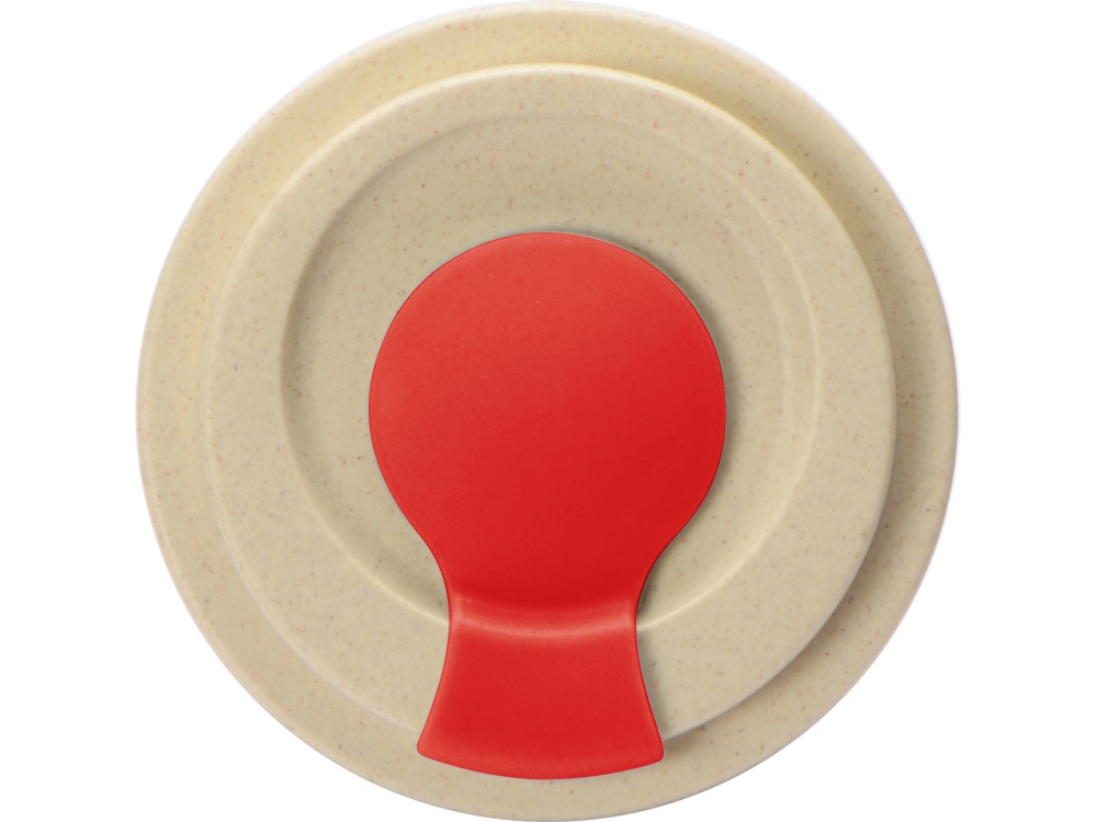 Стакан из пшеничного волокна Flava, красный-4