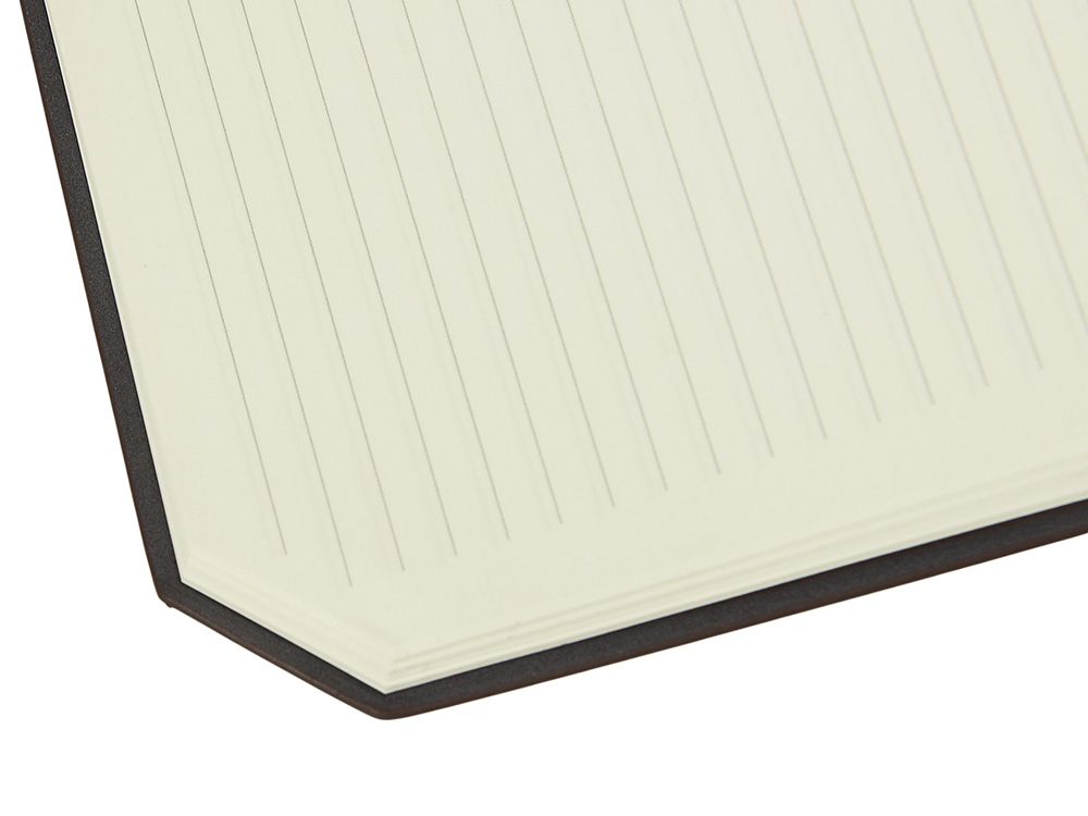 Блокнот А5 в гибкой обложке Chaplin, шоколадный-9